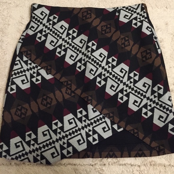 Zara Tribal wrap skirt