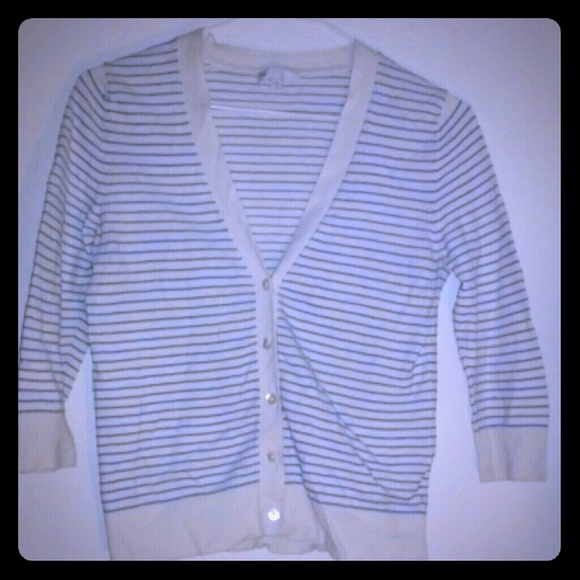 Blue stripped cardigan