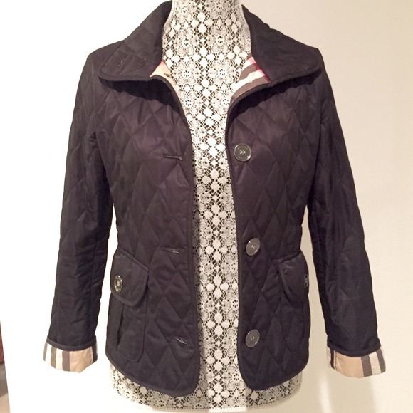 Burberry Black Diamond Quilted Jacket