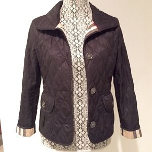 Burberry Black Diamond Quilted Jacket