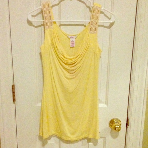 Brand New Yellow Candie's tank top.