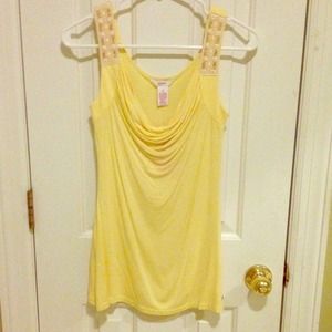 Brand New Yellow Candie's tank top.