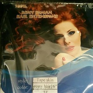 16" Straight Remy Human Hair Tape Extensions/NWOT