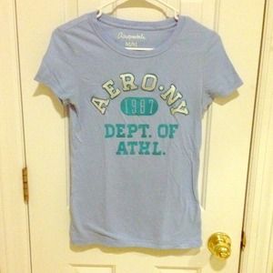 Light Blue Aeropostale Shirt