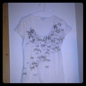 Bow printed t-shirt