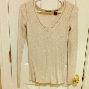 Long Sleeve Beige Sweater