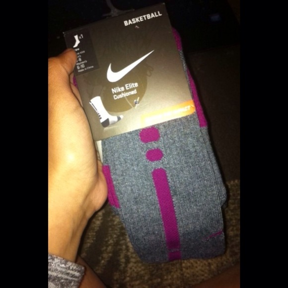 Dark Grey & Purple Nike Elites