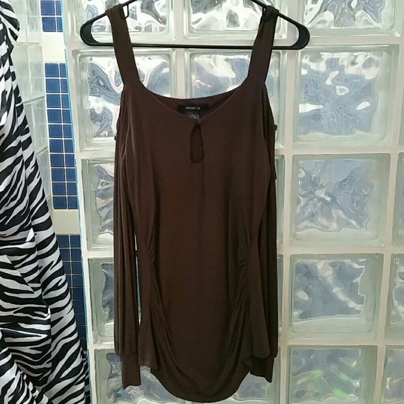 🌺Dark Brown Long Sleeve Top [Arden B]🌺