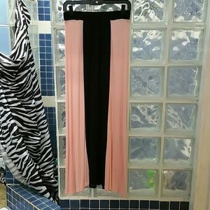 Black && Pink Floor Length Skirt [Charlotte Russe]