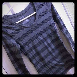 Black & Gray Long Sleeve Shirt