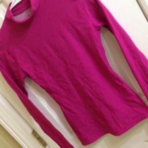 Pink Under Armour long sleeve shirt