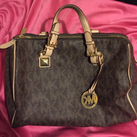 Brown Handbag Michael Kors Grayson