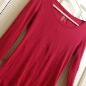 Red Faded Glory Long Sleeve Shirt