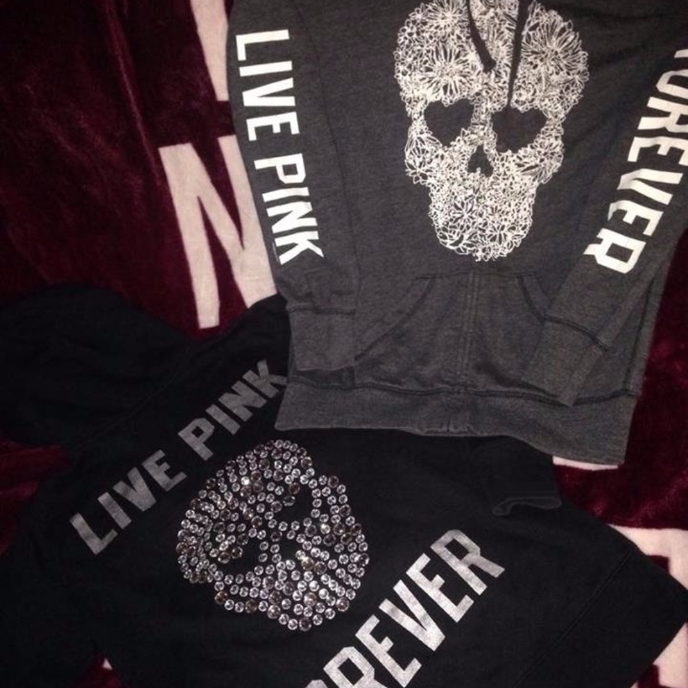 Victoria Secret Pink Skull Hoodies ($160 pp)