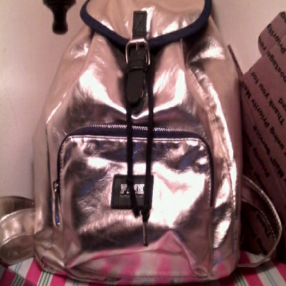 Victoria's Secret Pink Gold Mini Backpack SOLD OUT