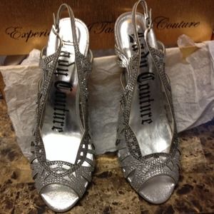 Lady Couture Beauty Slingback Rhinestone Heels