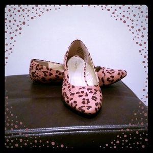 Animal print flats