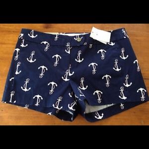 J. Crew anchor shorts