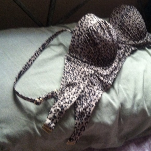 Leopard Bikini top LARGE