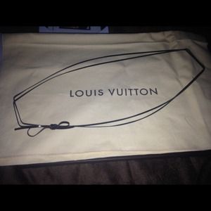 Louis Vuitton dust bag and bow