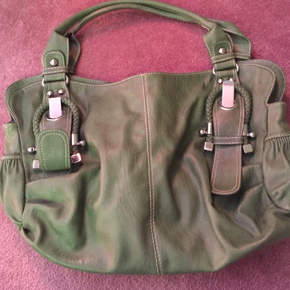 Green handbag