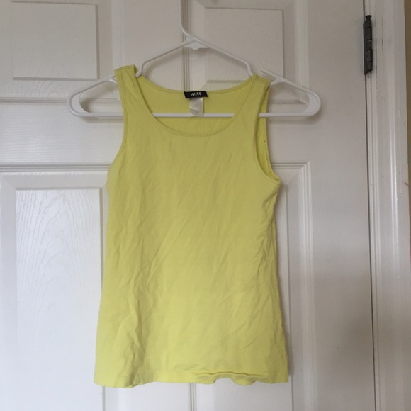 H&M Bright yellow summer tank!