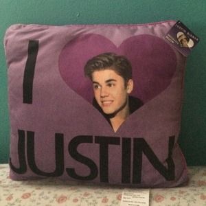 Justin Bieber pillow