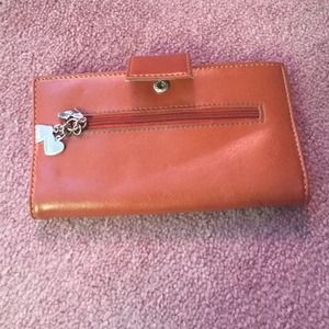 Burnt orange wallet