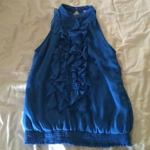 Cute royal blue xhilaration top