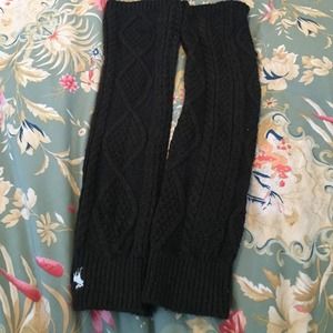 Like New A&F New York brown leg warmers 50% Cotton