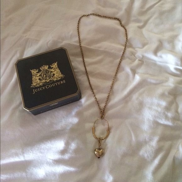 Juicy couture gold dream catcher necklace