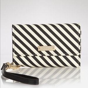 KATE SPADE stripe iPhone 5 wristlet "Carryover"