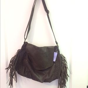 NWT fringed crossbody bag