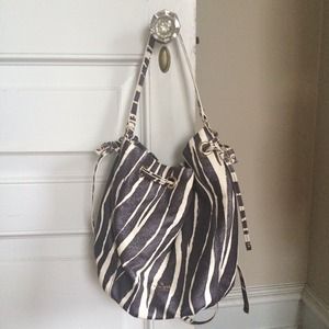Kate spade zebra print bucket bag