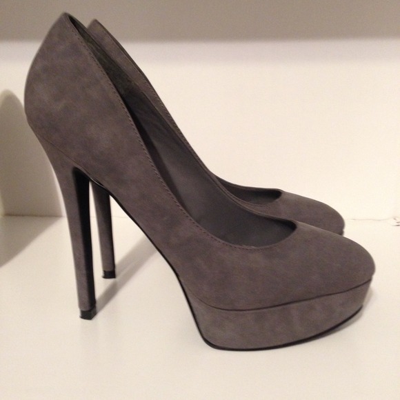 Gray Aldo Pumps