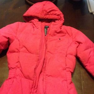 Pink Ralph Lauren coat
