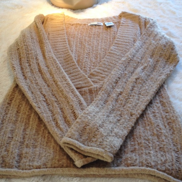 Deep "V" pullover sweater