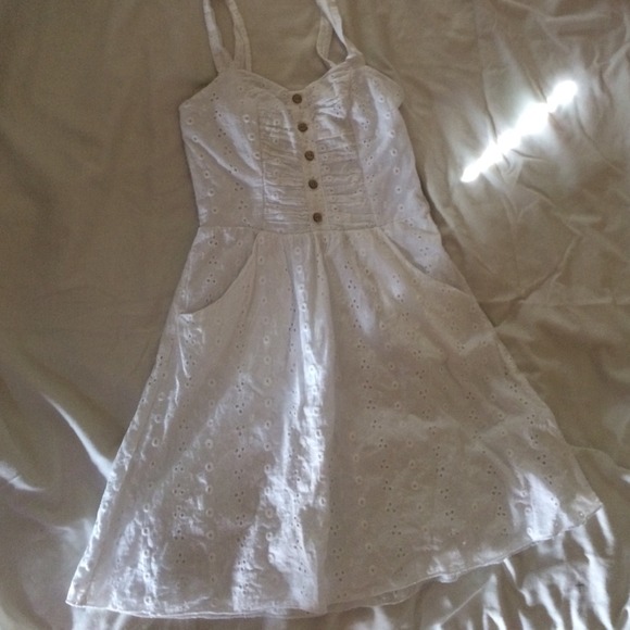 Gorgeous Delia's white dress