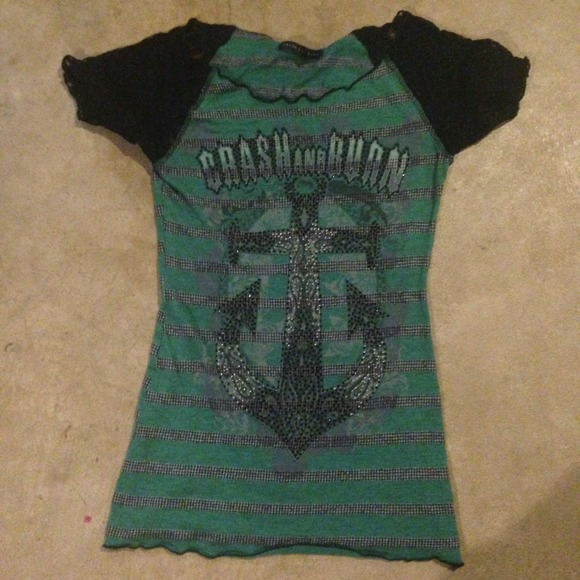 crash & burn shirt