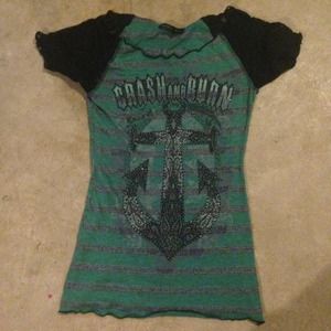 crash & burn shirt