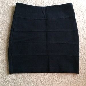 Black pencil skirt