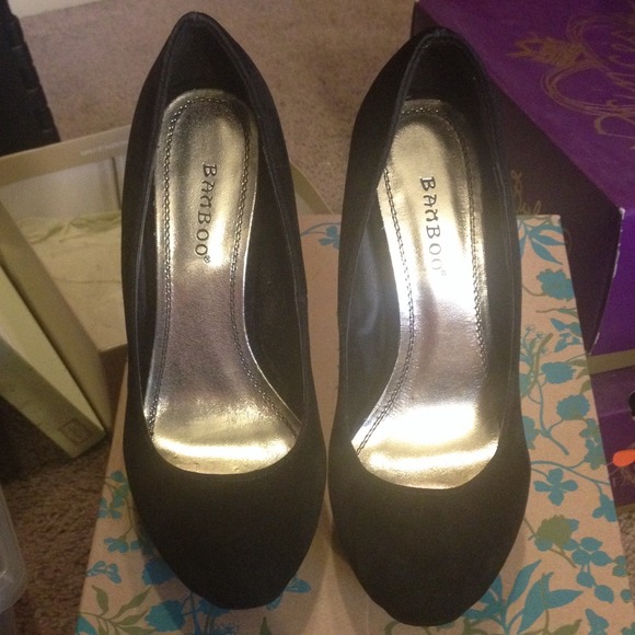 Black wedge suede - Picture 3 of 4