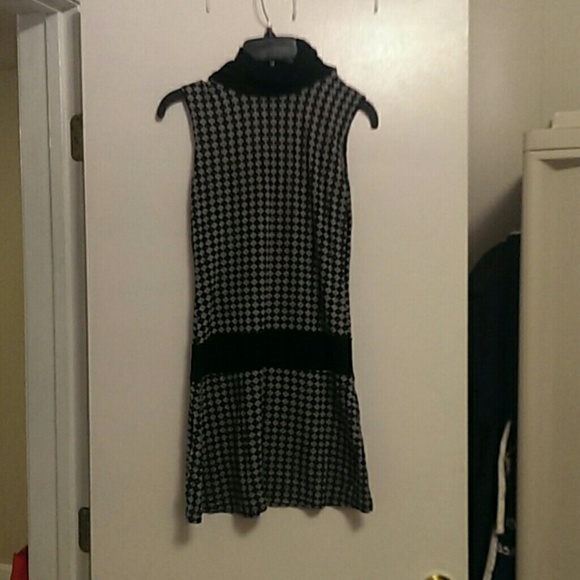 Black and grey dress