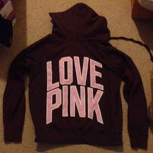 Victoria's Secret pink hoodie large