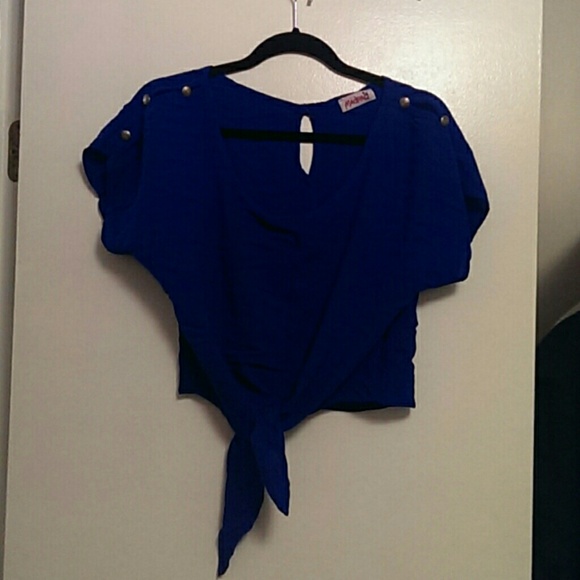 Royal blue top