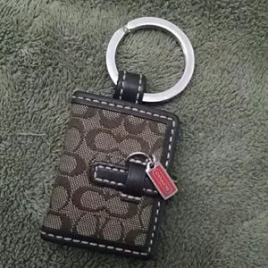Reduced!!! Coach photo holder key fob