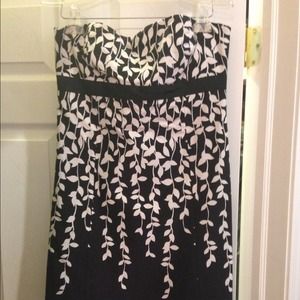 Ann Taylor loft strapless dress