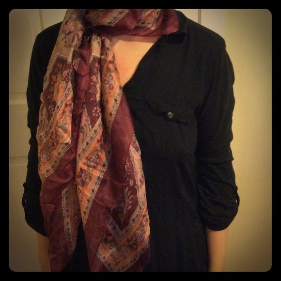 Pure silk Indian scarf
