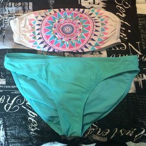 Adorable two piece bathing suit !!!
