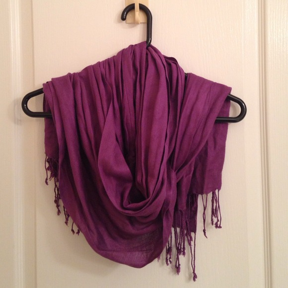 Purple scarf